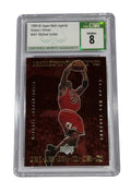 1999 Upper Deck Legends Historys Heroes Michael Jordan basketball card CSG 8 Chicago Bulls