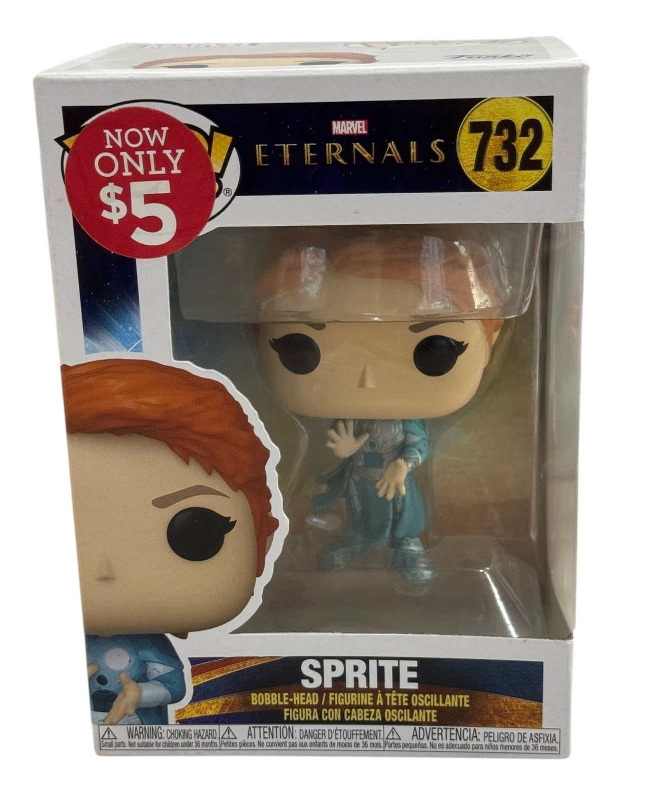 Sprite 732 Funko Pop Marvel Eternals bobblehead vinyl figure in packaging MCU collectible