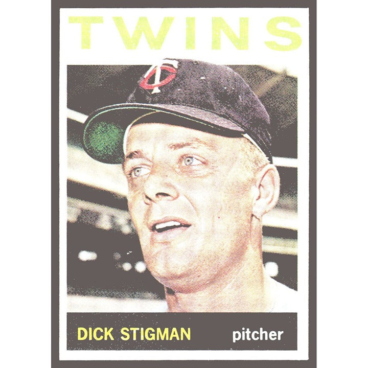 1964 Topps Baseball # Dick Stigman MLB Minnesota Twins VG-Very Good EX Excellent