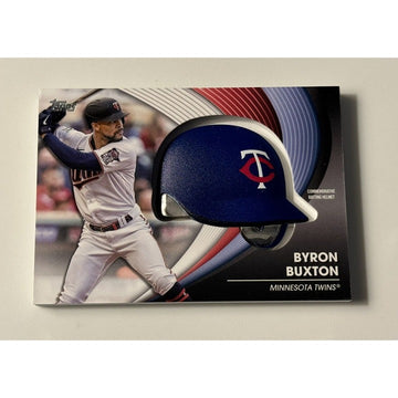 2022 Topps Series 2 Batting Helmet Commemorative Relics Byron Buxton - MLB Twins