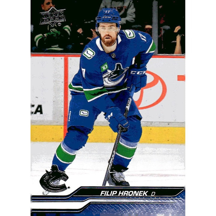Filip Hronek 2023-24 Upper Deck Series 2 NHL Hockey Card #429 Vancouver Canucks*