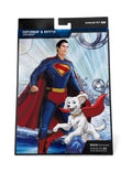 DC Multiverse Superman and Krypto Deluxe Theatrical Edition action figure in sealed packaging