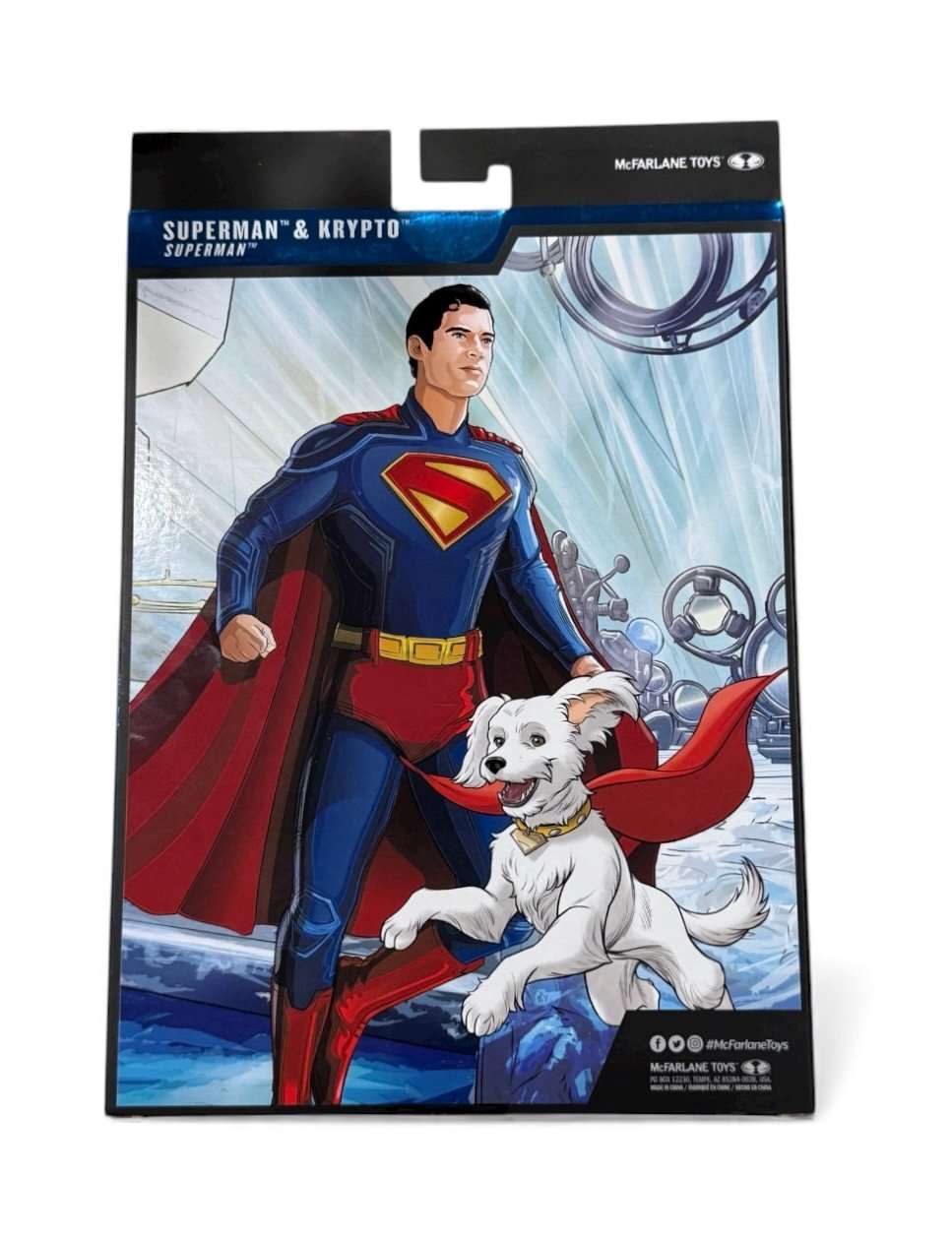 DC Multiverse Superman and Krypto Deluxe Theatrical Edition action figure in sealed packaging