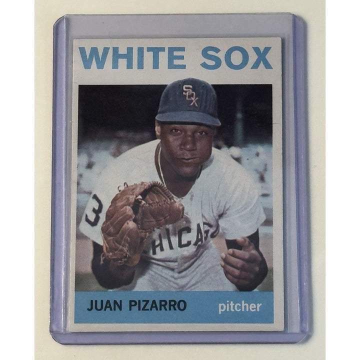 1964 Topps Baseball card #430 of Juan Pizarro, Chicago White Sox pitcher, VG to EX condition