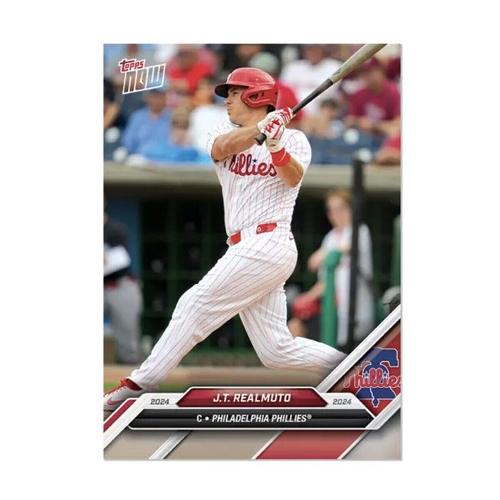 2024 Phillies Team SET J.T. Realmuto baseball card from MLB Topps Now series