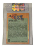 1991 92 Fleer Michael Jordan League Leaders #220 CGC Certified Authentic basketball card in tamper-evident sleeve