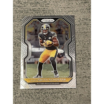 JuJu Smith Schuster 2020 Prizm Green NFL Pittsburgh Steelers football trading card