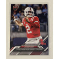 2024 Bowman U Now Jaxson Dart RC football card Ole Miss SEC passing record