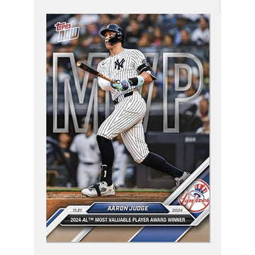 Aaron Judge AL MVP* WINNER 2024 MLB TOPPS NOW OS-5 MLB New York Yankees - READY!
