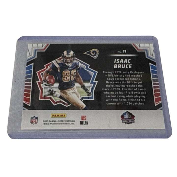 2025 Score Football Card of Issac Bruce #11 St Louis Rams HOF near mint