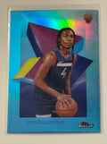 Rob Dillingham RC 2025 Topps Finest Refractor rookie card Timberwolves with vibrant shine