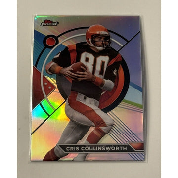 Chris Collinsworth - 2023 Topps Composite - Finest Chrome Refractor #165 Bengals
