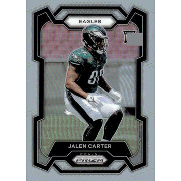 2023 Panini Prizm Jalen Carter* RC Pulsar Prizm NFL Philadelphia Eagles Card 381