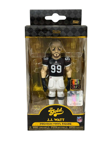 Funko Gold JJ Watt Chase Edition NFL Premium Vinyl Figure in Arizona Cardinals uniform