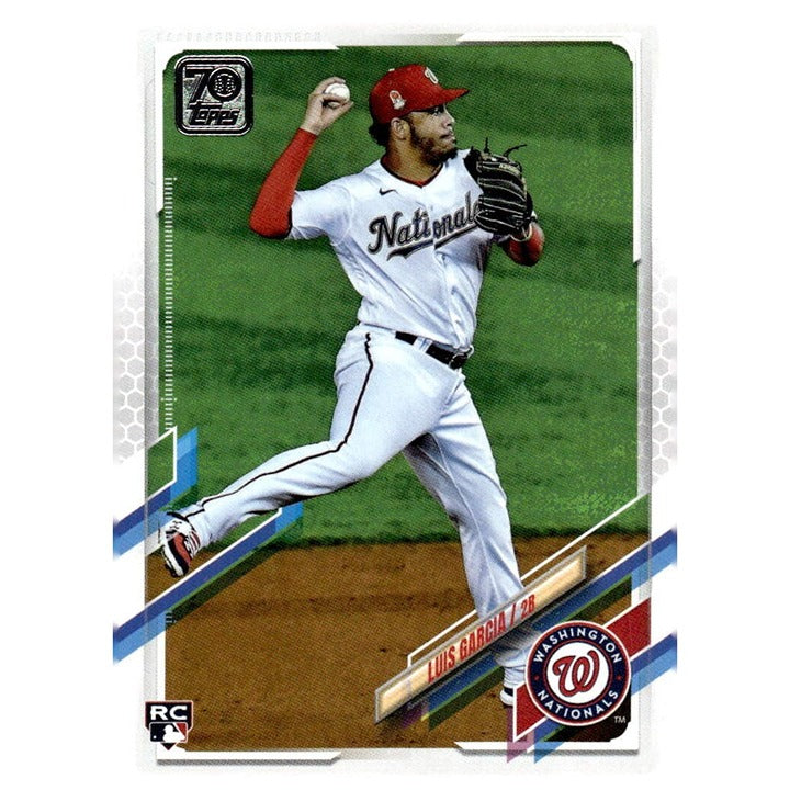 2021 Topps Edition #72 Luis Garcia RC – Unique MLB parallel of Nationals rookie!
