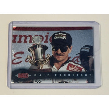 1995 Classic Finish Line Dale Earnhardt* 95 Silver Card 3 Goodwrench Winston Cup