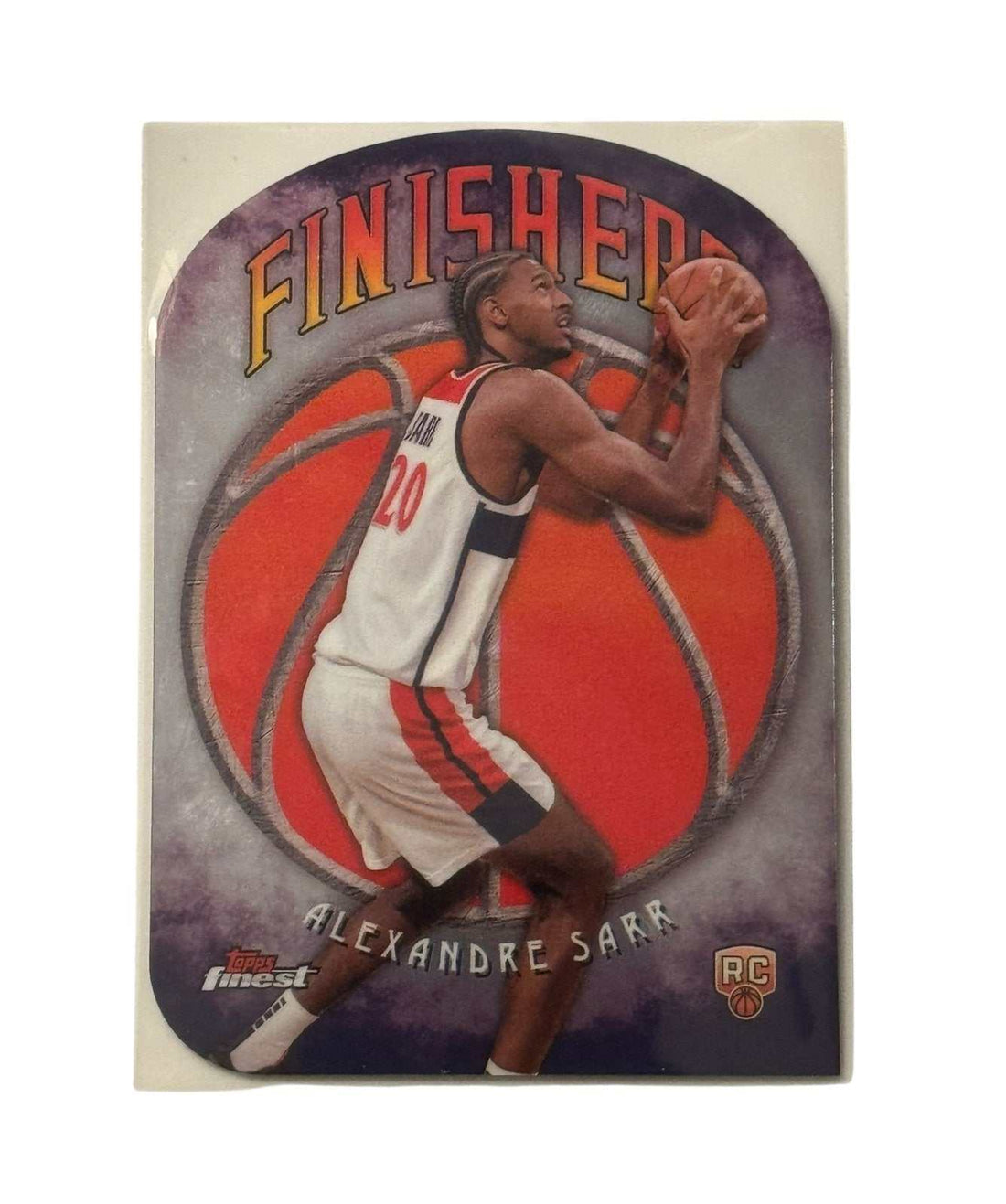 Alexandre Sarr Topps Alexandre Sarr RC 2024 25 Topps Finest Finished Insert F10 NBA Atlanta Hawks