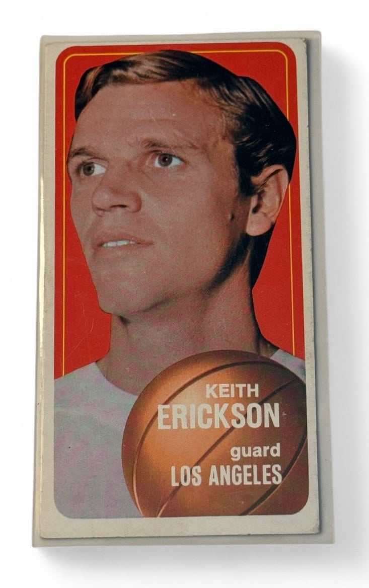 1970-71 Topps Keith Erickson Tallboy vintage basketball card Los Angeles Lakers