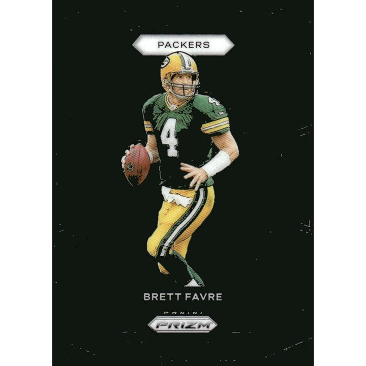 2023 Panini Prizm Brett Favre Silver - NFL Green Bay Packers football #112 - HOF