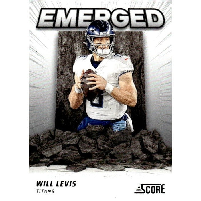 2024 NFL Score Football #EM-WLS Will Levis* Emerged Titans - Near Mint or Better