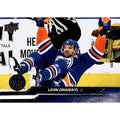 Leon Draisaitl 2023-24 Upper Deck Series 2 Update NHL Oilers hockey card #317 in action