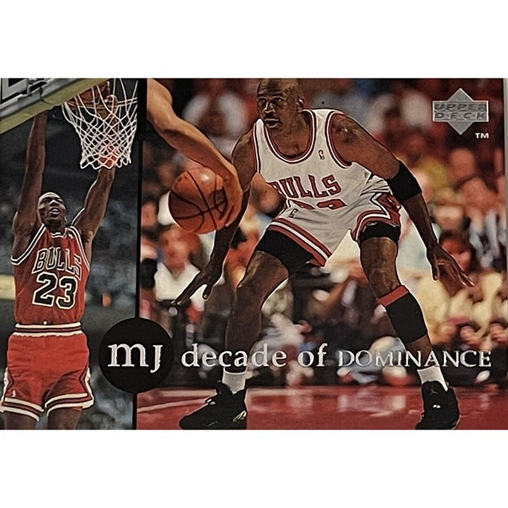 Michael Jordan 1994-95 Upper Deck MJ Decade of Dominance basketball card Chicago Bulls