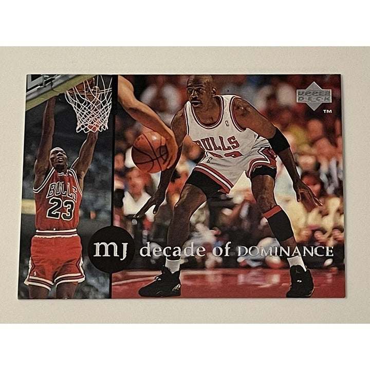 Michael Jordan 1994-95 Upper Deck MJ Decade of Dominance basketball card Chicago Bulls