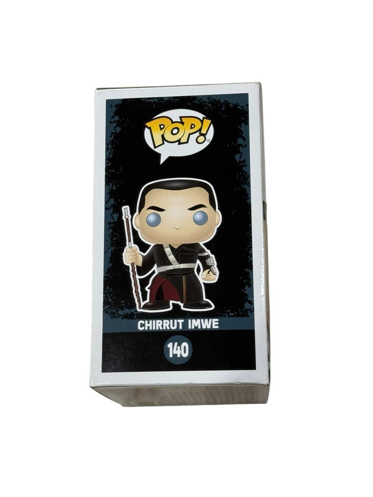 Chirrut Imwe Funko Pop vinyl bobble-head from Star Wars Rogue One in sealed box