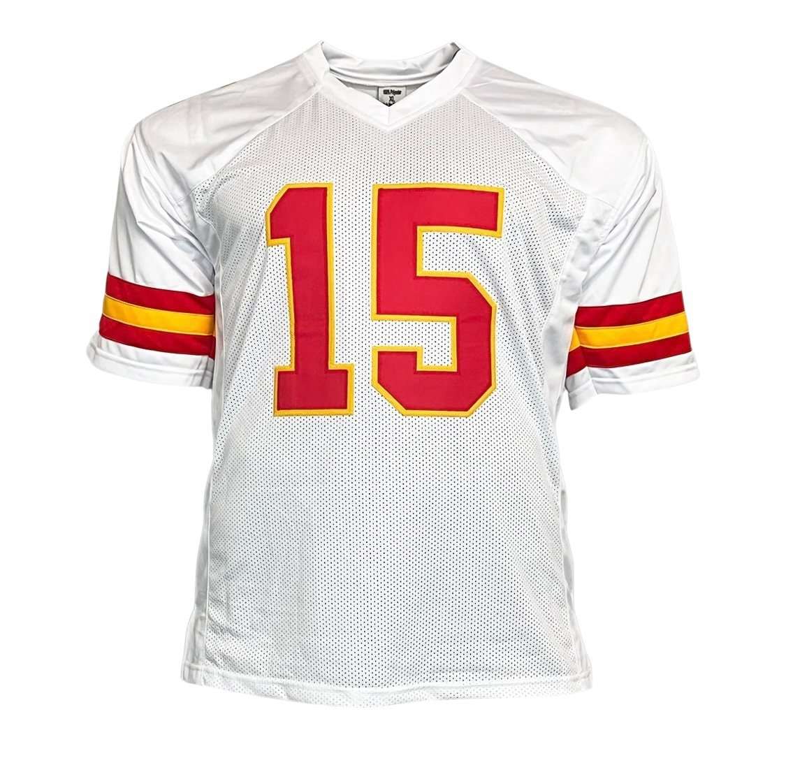 Patrick Mahomes white Kansas City Chiefs NFL football jersey size XL with stitched number 15