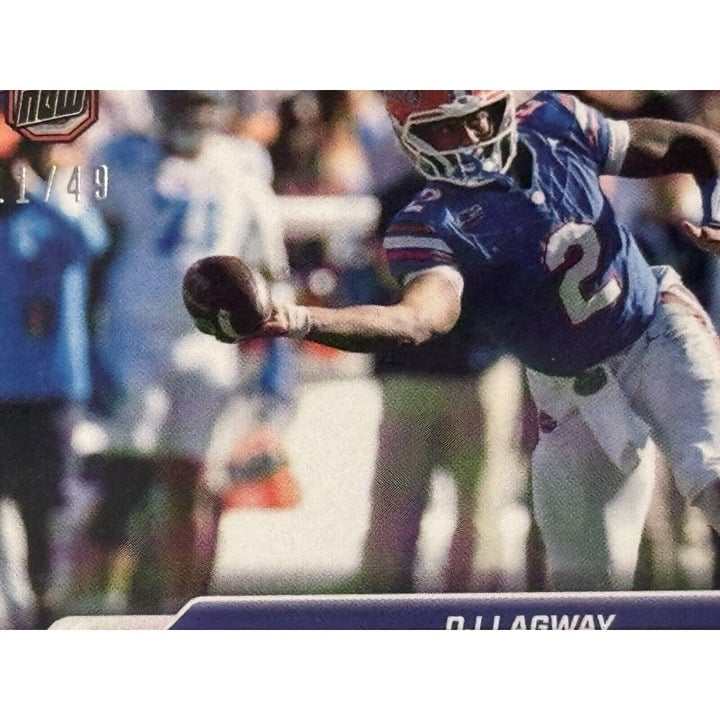 1149 2024 Bowman DJ Lagway Florida Gators rookie football card limited edition in hand
