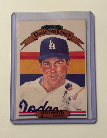Steve Garvey 1982 Donruss Diamond Kings MLB LA Dodgers vintage baseball card