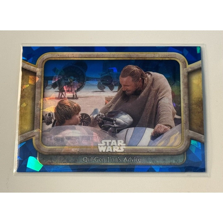 2024 Topps Chrome - Sapphire Star Wars Episode I - Phantom Menace - Qui-Gon Jinn