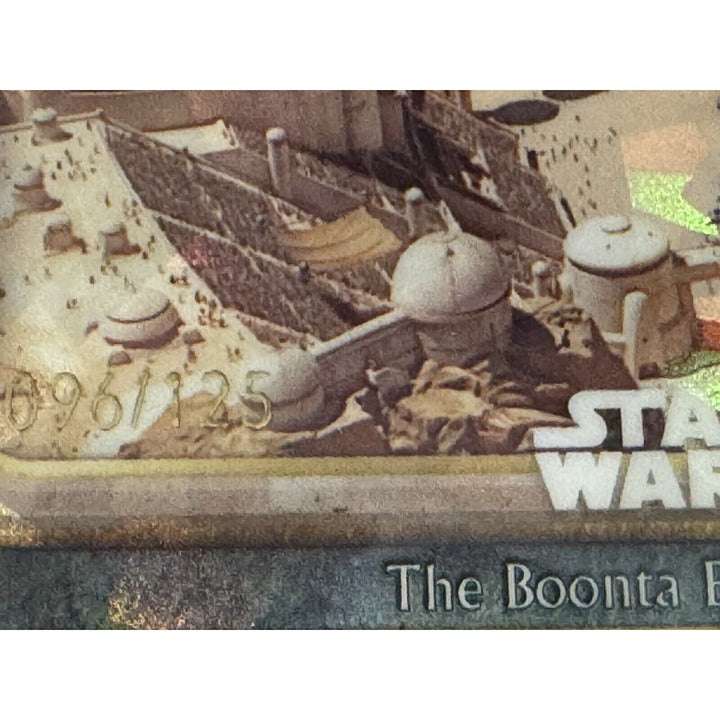 2024 Topps Chrome Sapphire Star Wars Phantom Menace Boonta Eve Classic trading card 96/125 chrome finish collectible