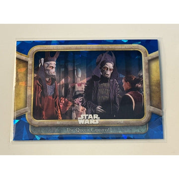 2024 Topps Chrome Sapphire Star Wars Episode I Phantom Menace The Queen Captured