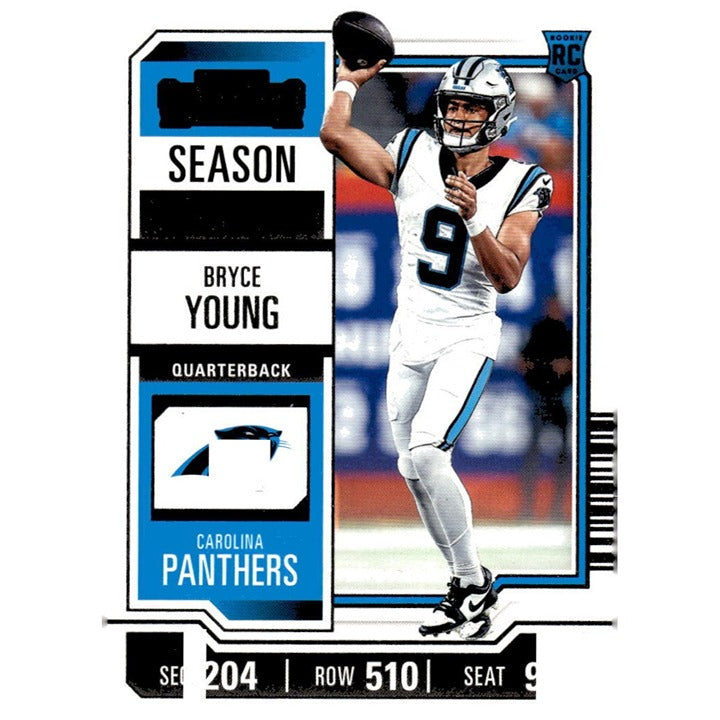 2023 Panini Contenders - Bryce Young* - NFL Carolina Panthers Football Card #15*
