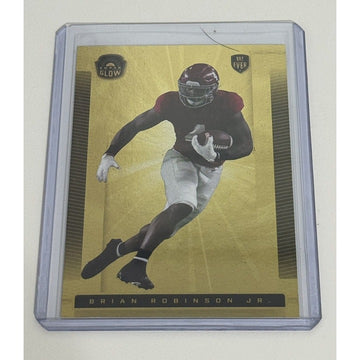 Brian Robinson Jr RC - SUPER GLOW Best Ever Football Card 27 Bama/NFL Commanders