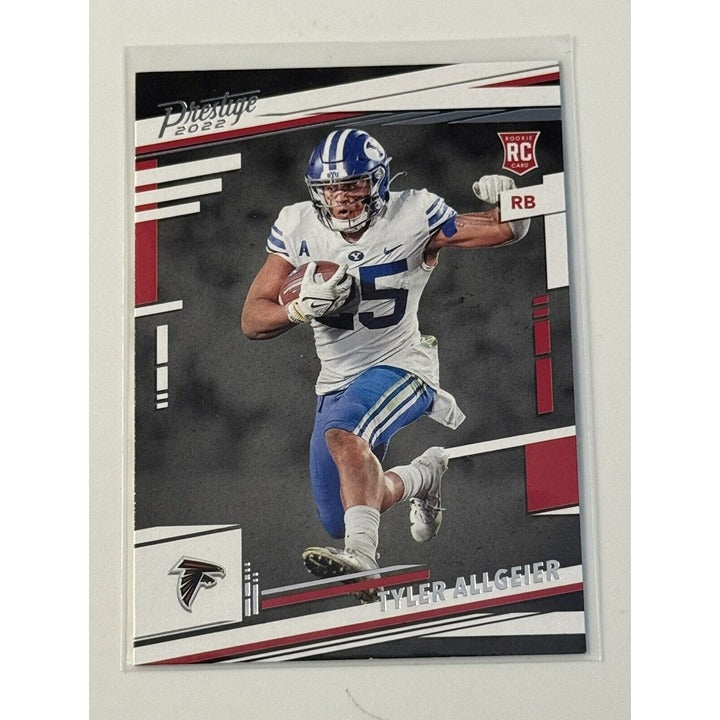 2022 Panini Prestige Tyler Allgeier RC NFL NFC Atlanta Falcons Rookie Card #357*