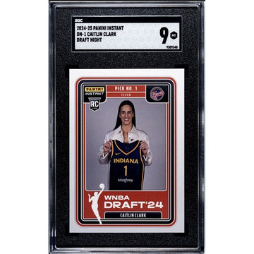 2024-25 Panini Instant WNBA Caitlin Clark Draft Night Rookie #DN-1 Fever - SGC 9