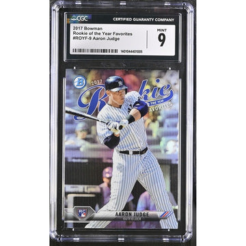 2017 - Bowman - MLB - New York Yankees - Aaron Judge  -  #ROYF-9 CGC 9 -  Rookie