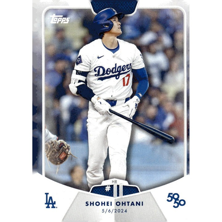 50/50 LIMITED EDITION! Shohei Ohtani MLB LA Dodgers 2024 TOPPS NOW Season #HR 11