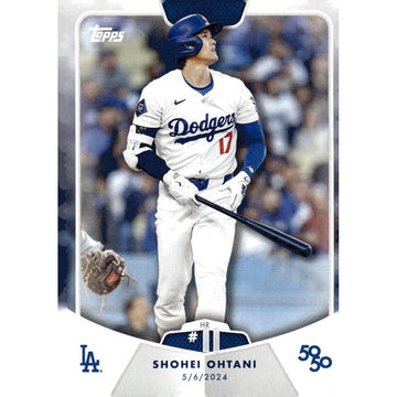 50/50 LIMITED EDITION! Shohei Ohtani MLB LA Dodgers 2024 TOPPS NOW Season #HR 11