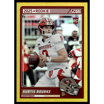 2025 Panini Score NFL Football Card #82 - Kurtis Rourke RC* SF 49ers - Near Mint