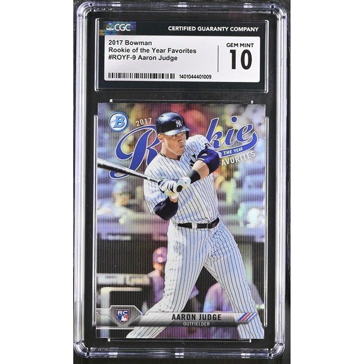 2017 - Bowman - MLB - New York Yankees - Aaron Judge - #ROYF-9 CGC 10 - Rookie