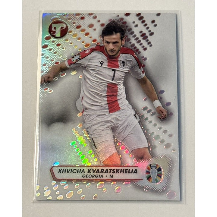 2023 Topps Pristine UEFA Euro KHVICHA KVARATSKHELIA Pristine Refractor -Georgia