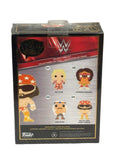 Funko Pop Pin WWE Macho Man Randy Savage enamel collectible wrestling figure in orange star gear packaging