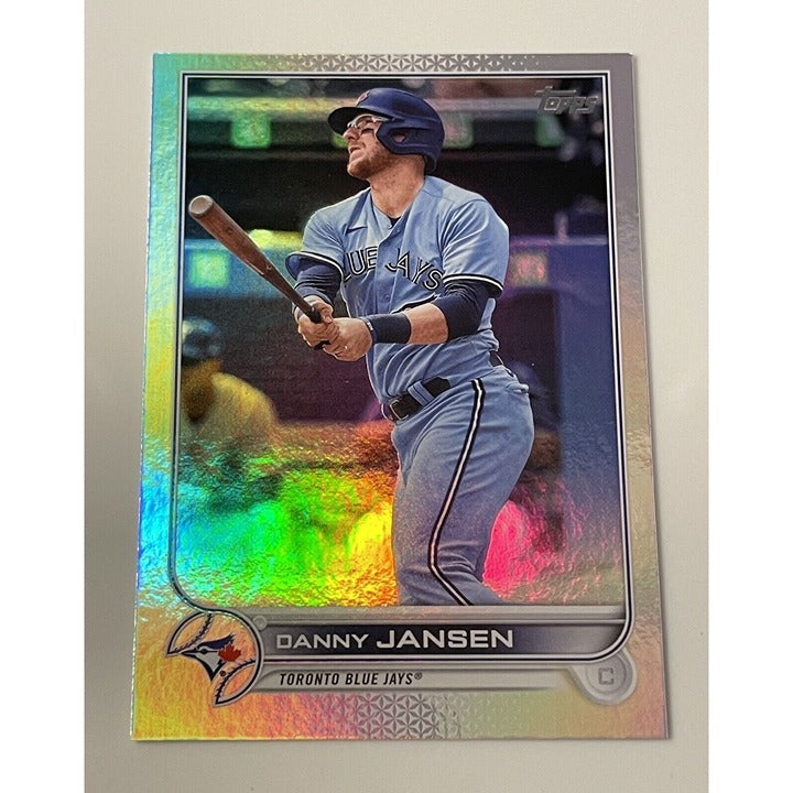Danny Jansen 2022 Topps Series 1 Refractor Baseball Card #33 - Toronto Blue Jays