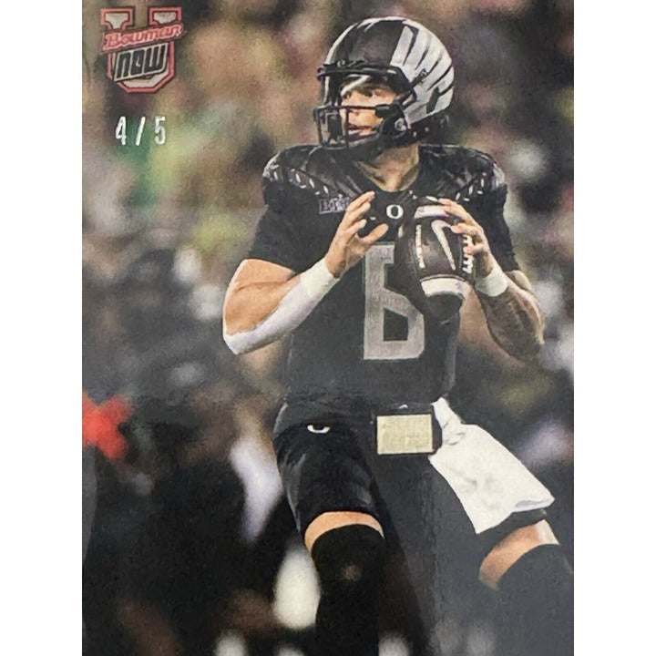 Rare 4/5 2024 Bowman Dillon Gabriel Oregon Ducks RC football trading card number 29