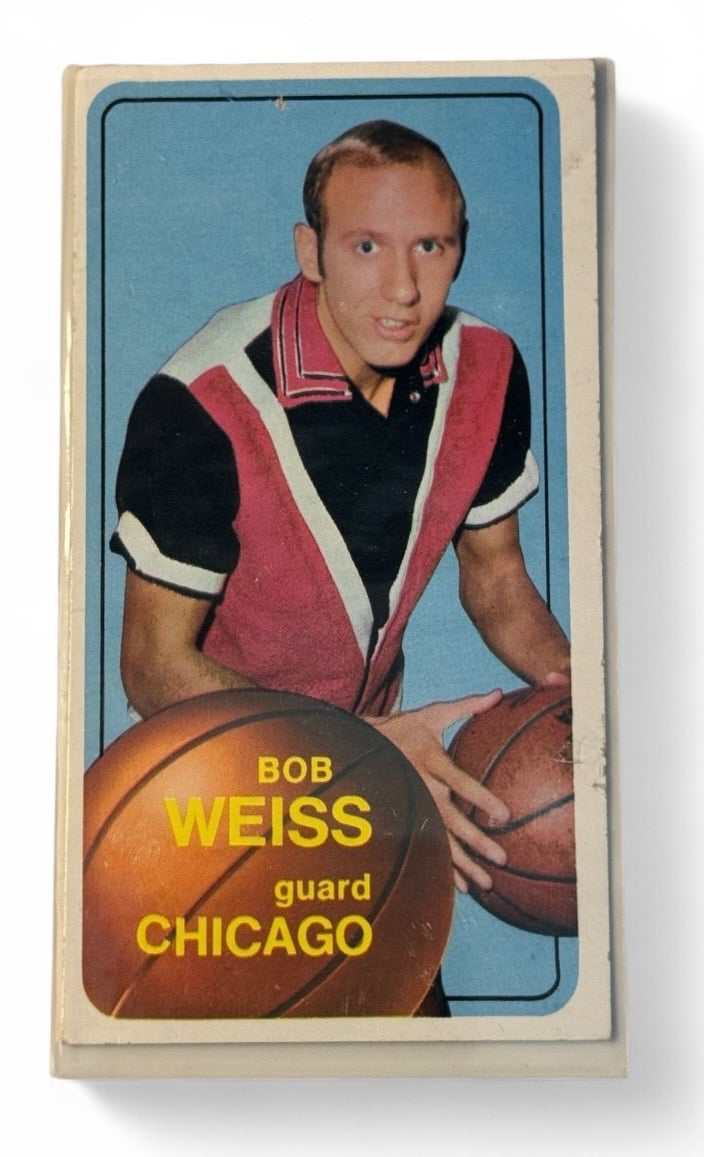 1970-71 Topps Bob Weiss Chicago Bulls vintage basketball card #68