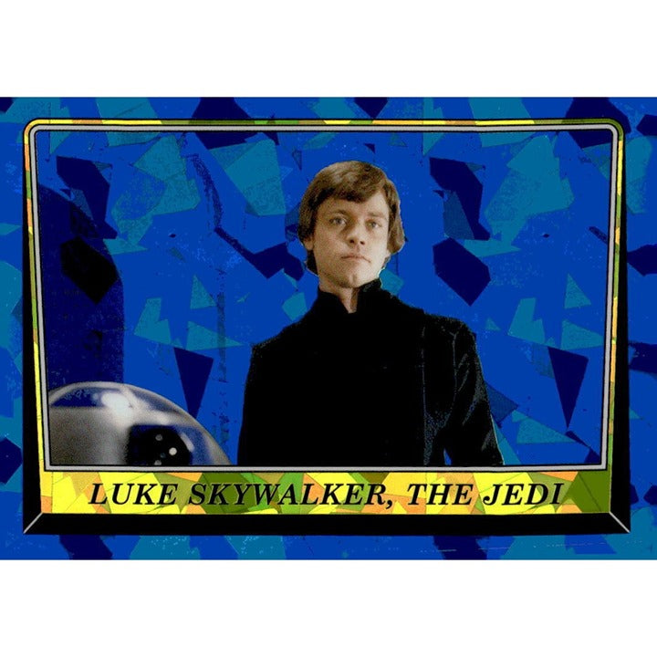 2023 Topps Chrome Sapphire Sapphire ROTJ Luke Skywalker* The Jedi Star Wars Card