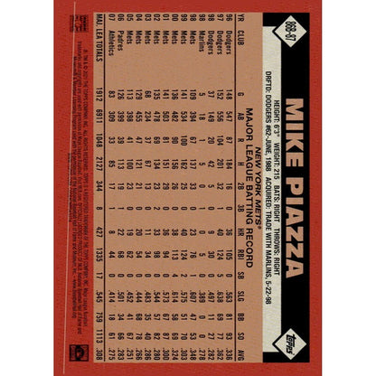 2021 Topps #86B-87 Mike Piazza 1986 Topps Baseball - 35th Anniversary (Series 1)
